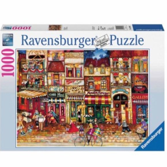 Ravensburger Accessories - Ravensburger Streets of France 1000 Piece Jigsaw Puzzle for Adults